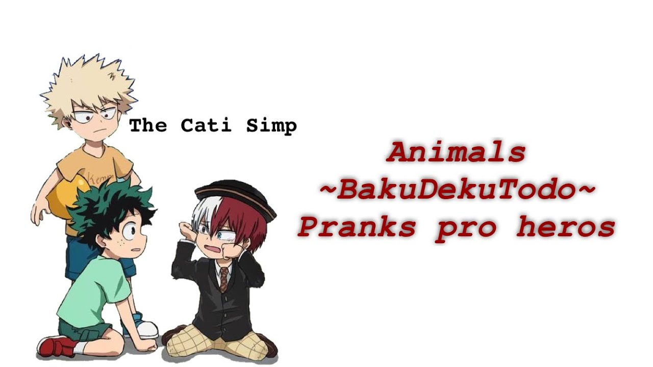 BakuDekuTodo pranks Pro Hero’s|| Animals~ Maroon 5|| Lyric prank