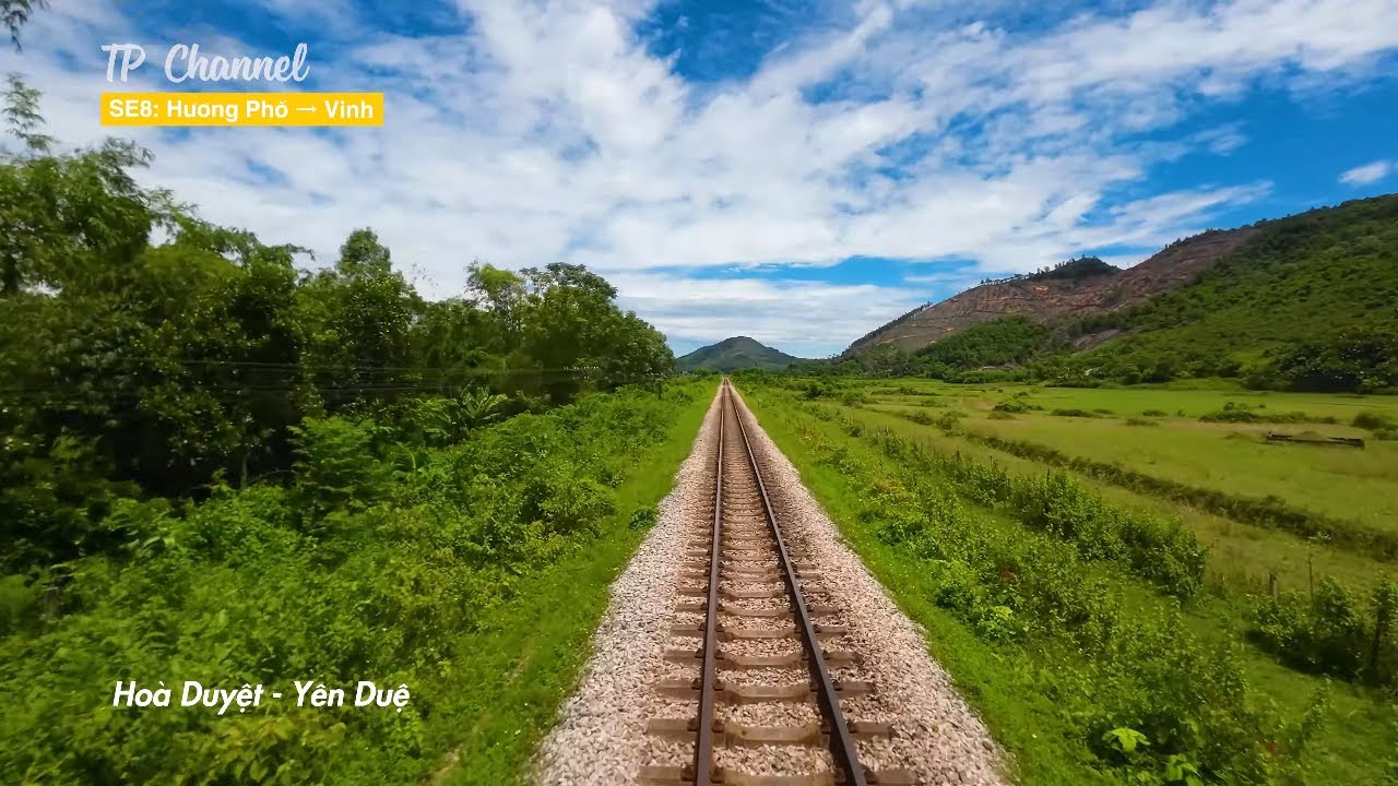 HÀNH TRÌNH TÀU HOẢ | NGẮM CẢNH TUYỆT ĐẸP PHÍA TÂY HÀ TĨNH TRÊN TÀU SE8 TỪ GA HƯƠNG PHỐ ĐI GA VINH