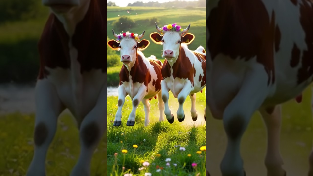 cow dance 😎 #folksong #viral #trending #ytshorts#multicreator#R multy cr4M#reshuvloggs