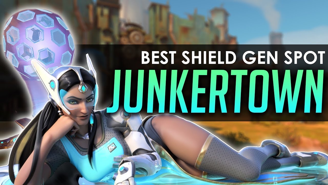 Overwatch: The Best Shield Generator Spot For Junkertown!