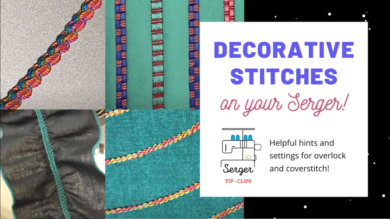 Decorative Stitches on your Serger
