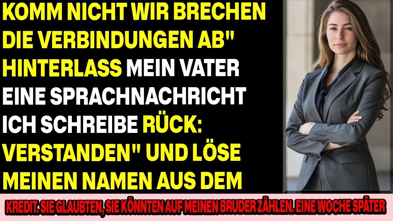 „Komm nicht zurück“ – mein Vater feuerte mich per Voicemail, meine Antwort zerstörte alles.