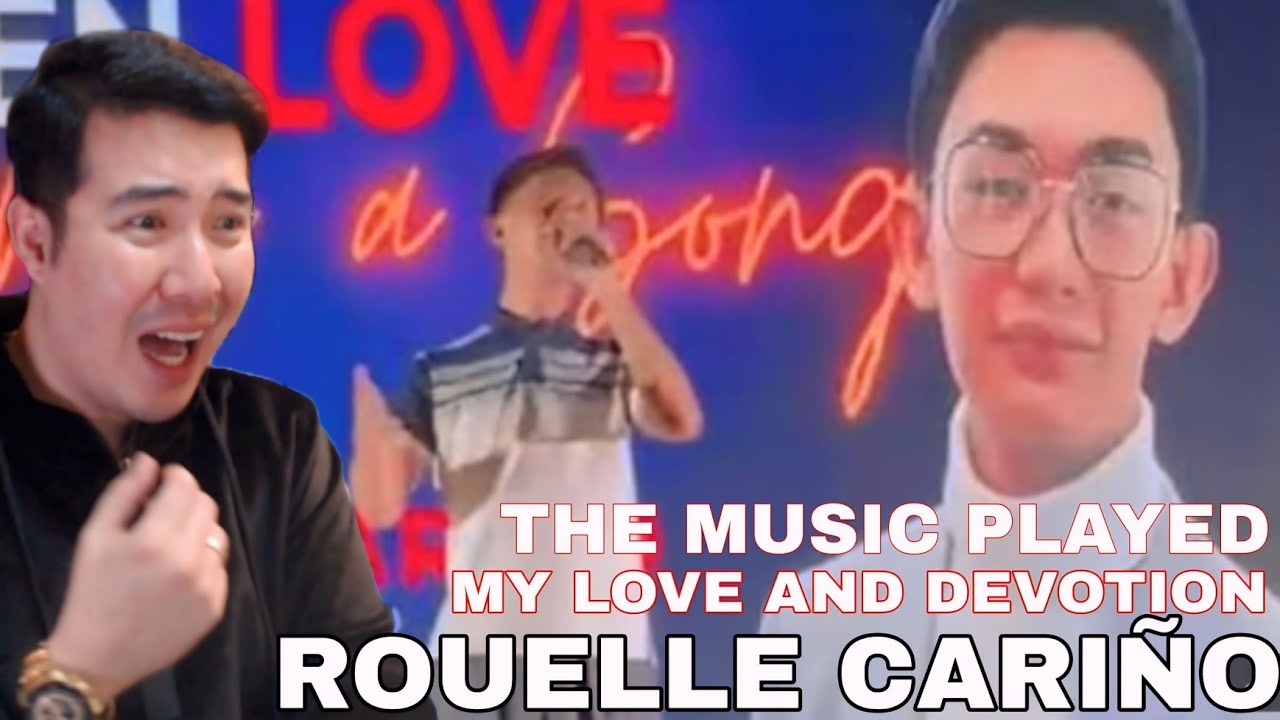 Rouelle Cariño MY LOVE AND DEVOTION x THE MUSIC PLAYED  at Gospel Of Love Concert | REACTION