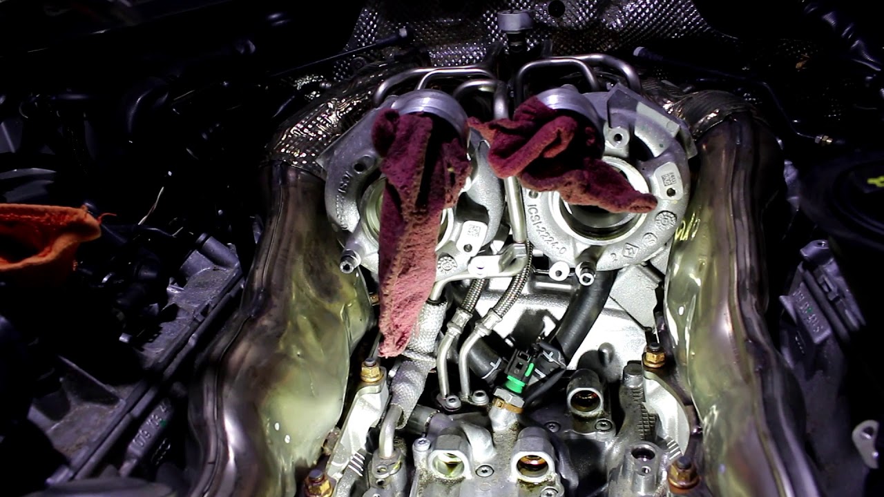 4.0T turbo oil screen & line replacement. with JHM serviceable kit install
