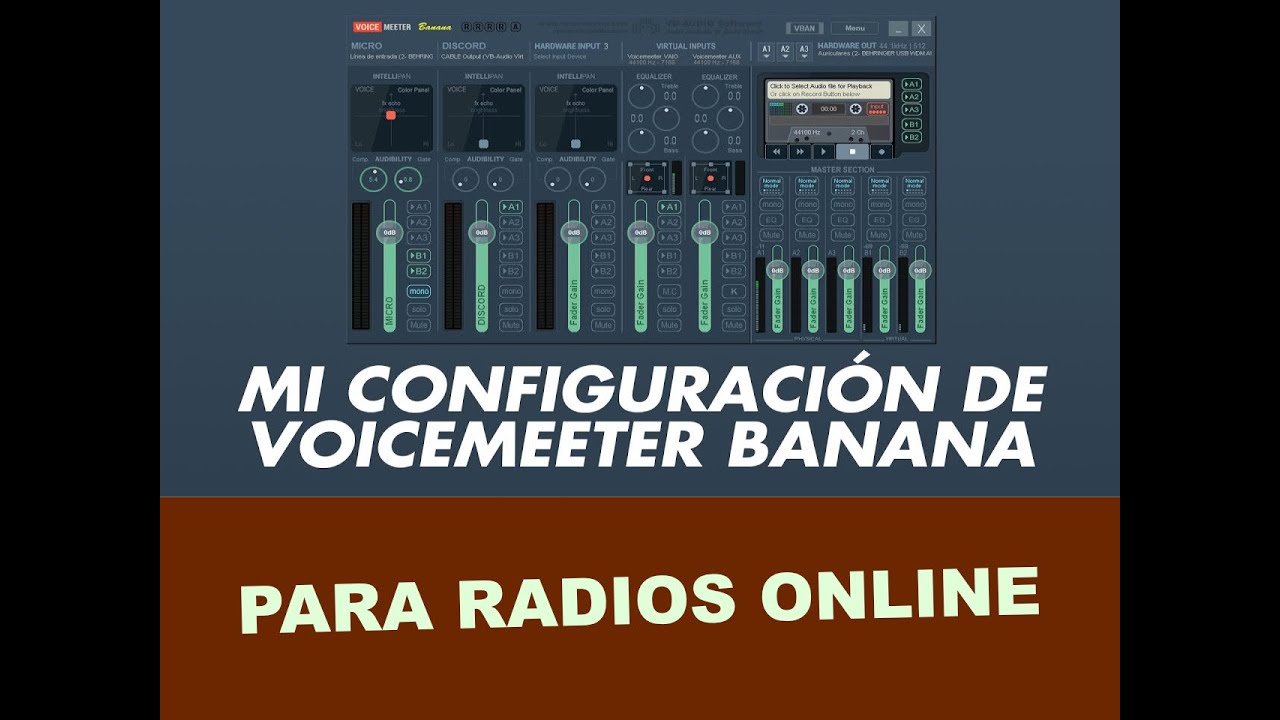 ✅ TUTORIAL VOICEMEETER BANANA FÁCIL | Instalación y Configuración Básica