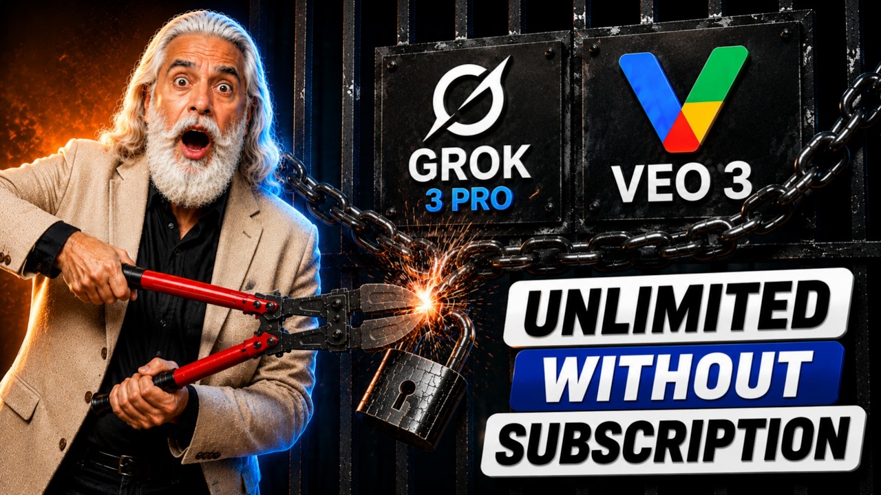 Use Grok AI & Veo 3 FREE Unlimited Videos with Google Flow Unlimited Credits (5 Ways)