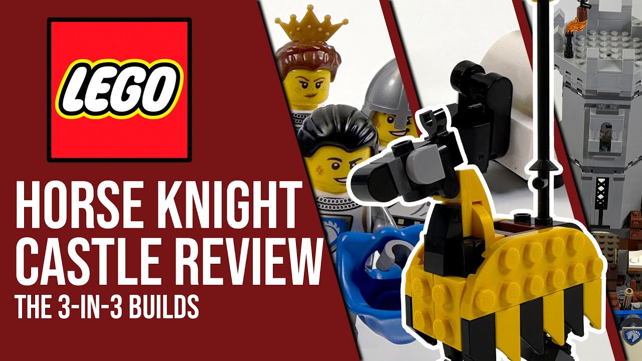 LEGO Snake Knight visit to the Horse Knight Castle review