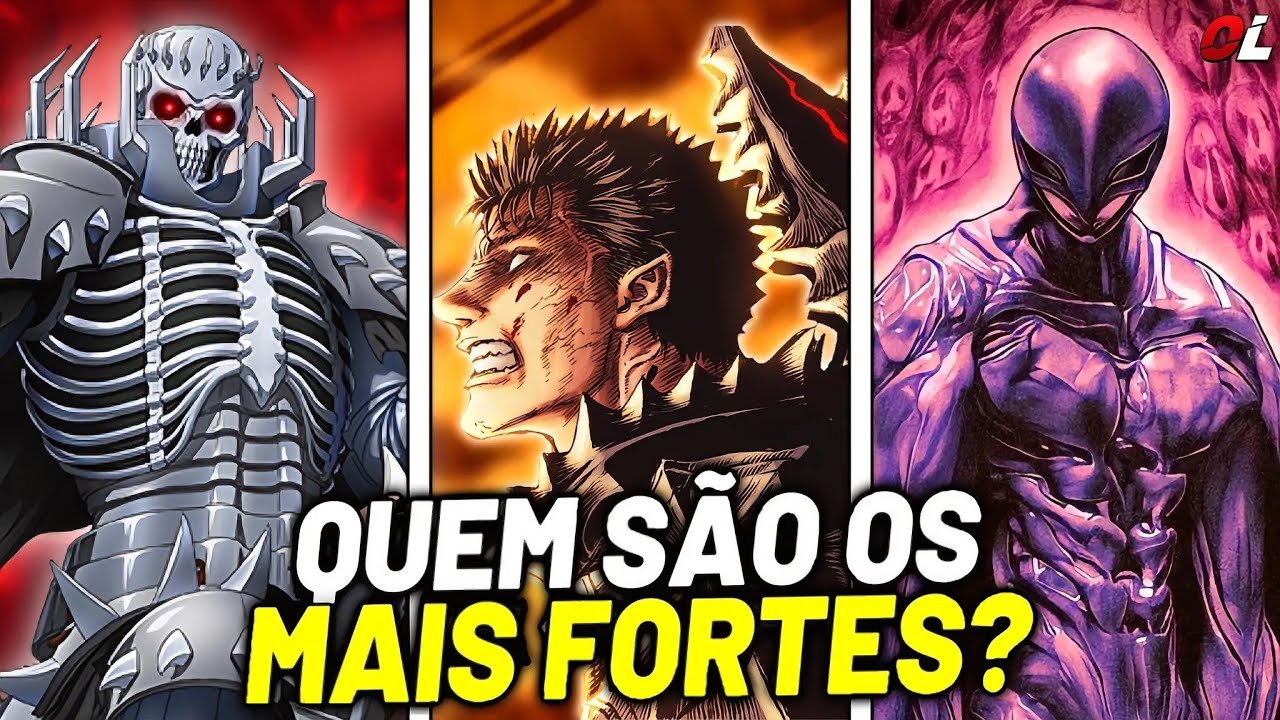 TOP 10 PERSONAGENS MAIS FORTES DE BERSERK - QUEM DOMINA O VERSO?