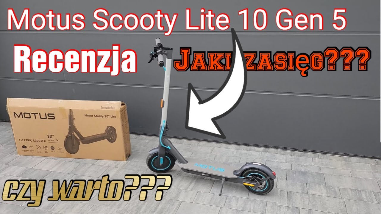 Motus Scooty 10 Lite Gen5 test i odblokowanie prędkości