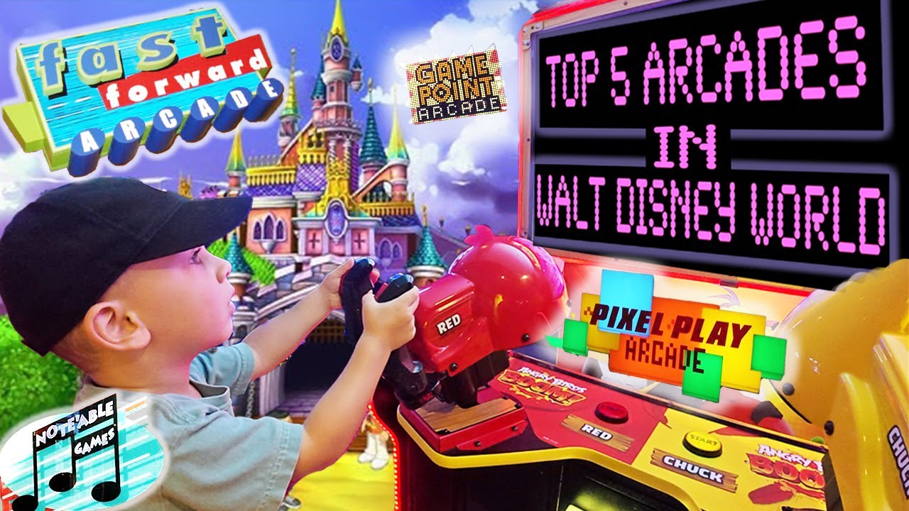 Top 5 Arcades In Walt Disney World