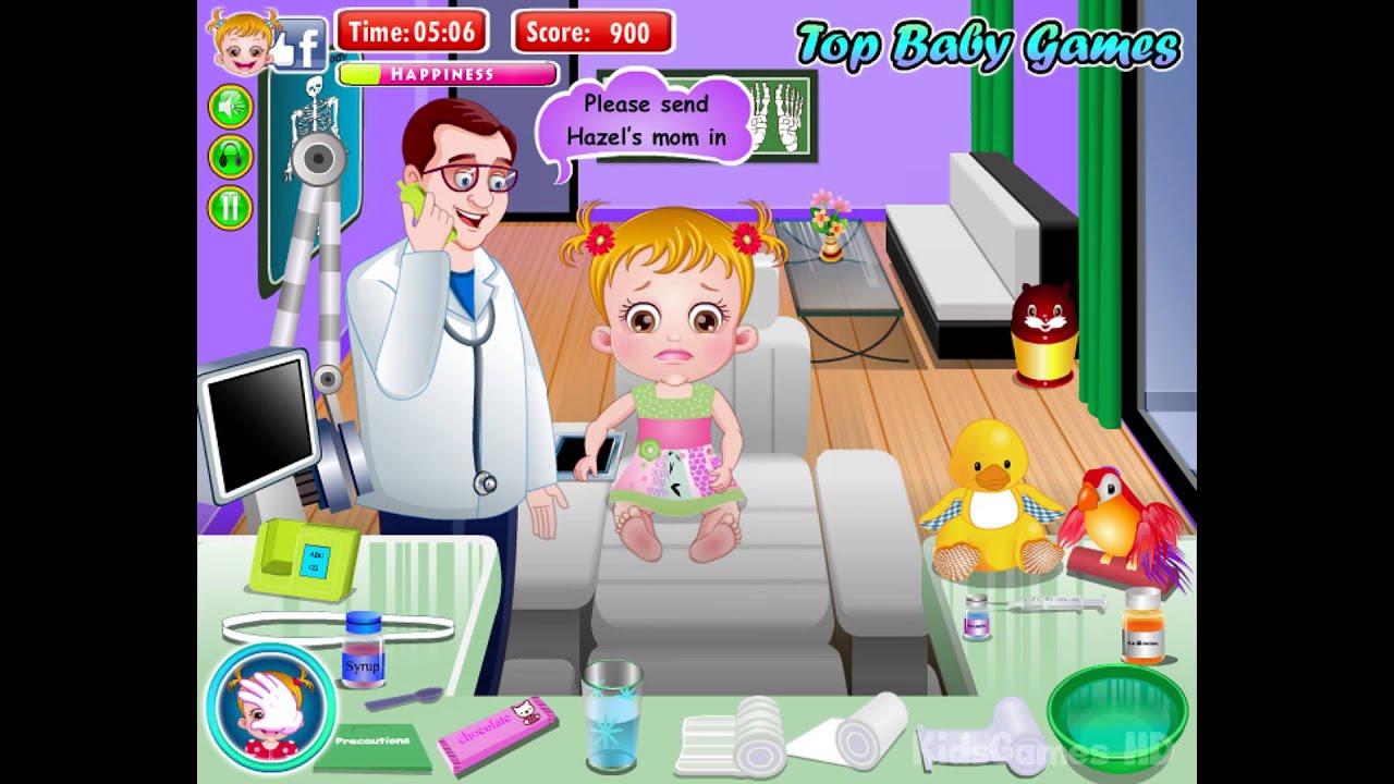 Baby Hazel Game Movie - Baby Hazel Hand Fracture - Dora The Explorer