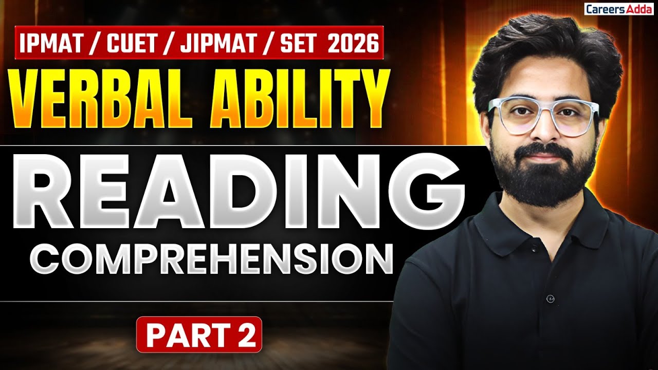 IPMAT / CUET / JIPMAT / SET 2026 Verbal Ability | Reading Comprehension part 2 | By Shahbaz Sir