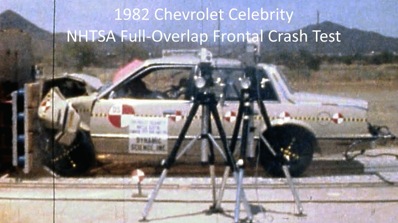 1982-1985 Chevrolet Celebrity / Pontiac 6000 / Buick Century NHTSA Full-Overlap Frontal Crash Test