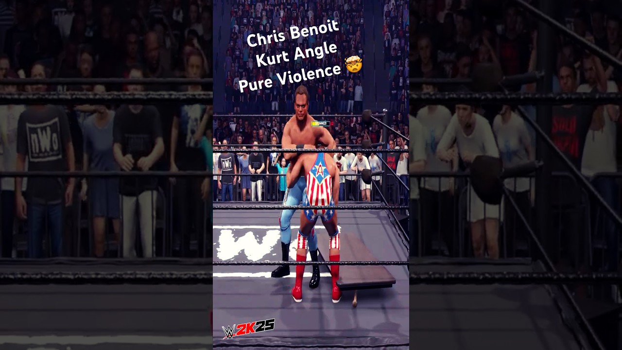 “You Won’t Believe the Finish… Chris Benoit vs Kurt Angle | WWE 2K25"