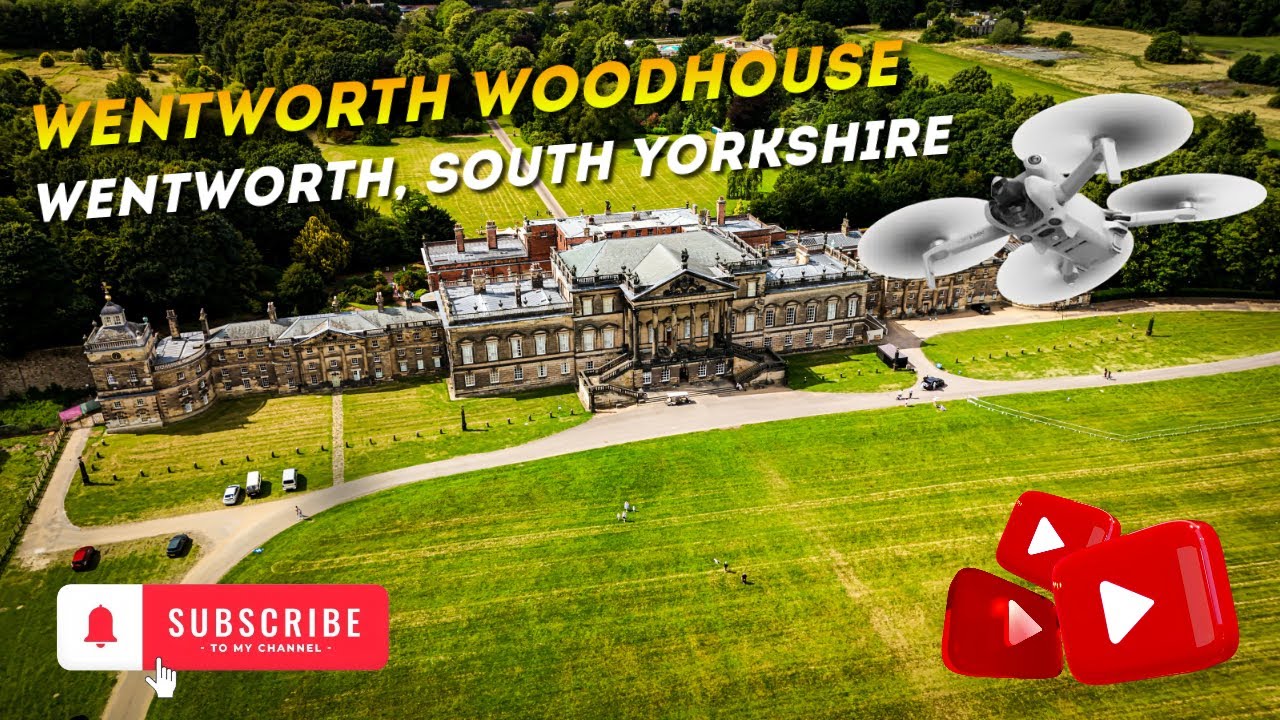 Secretly Stunning Aerial Footage of Wentworth Woodhouse