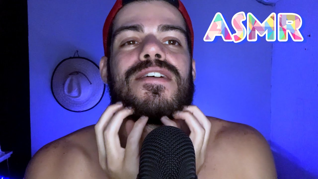 ASMR - BARBA no microfone até você cair de sono