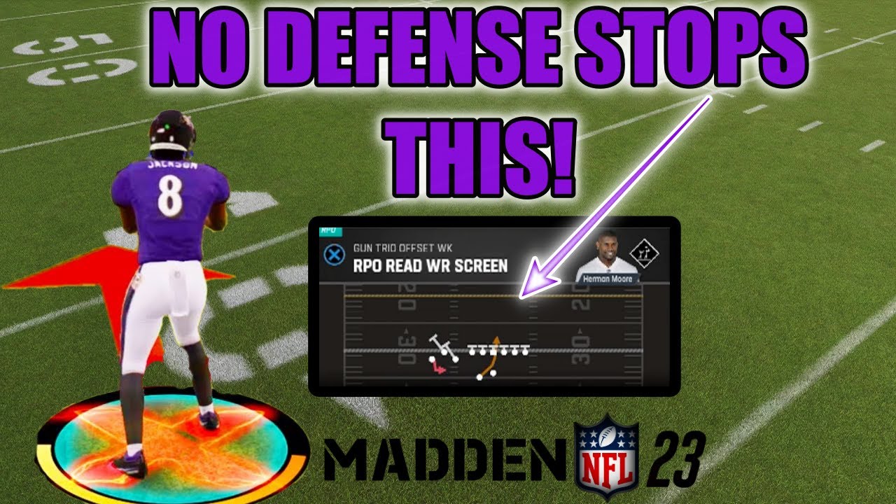THIS GLITCH RUN SCHEME BROKE DEFENSE IN MADDEN 23!