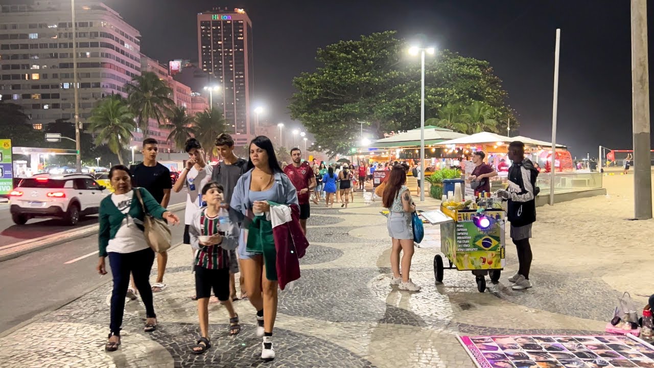 THE MOST BEAUTIFUL WALK IN RIO DE JANEIRO — IPANEMA, COPACABANA & LEME 【4K】