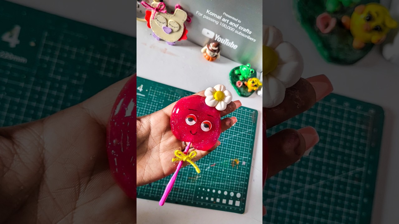 Easy kids craft #shorts #trending #youtubeshorts #diy #lolipop #slime #kidscraft #amaira
