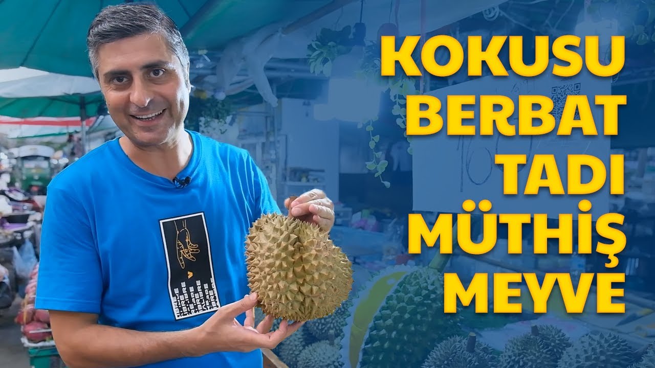 Kokusu Berbat Tadı Müthiş Meyve | Tayland Egzotik Meyveleri #durian #tropicalfruit #tropikal