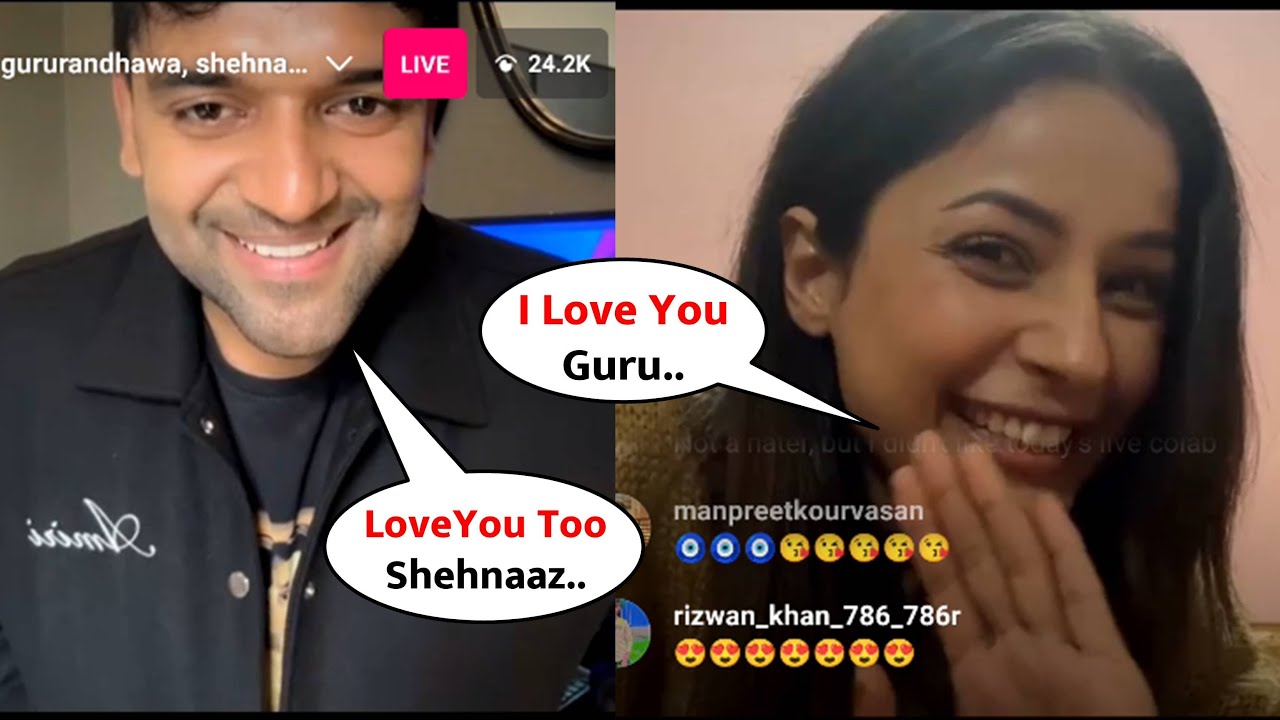 Shehnaaz Gill and Guru Randhawa Instagram Live🔥❤️