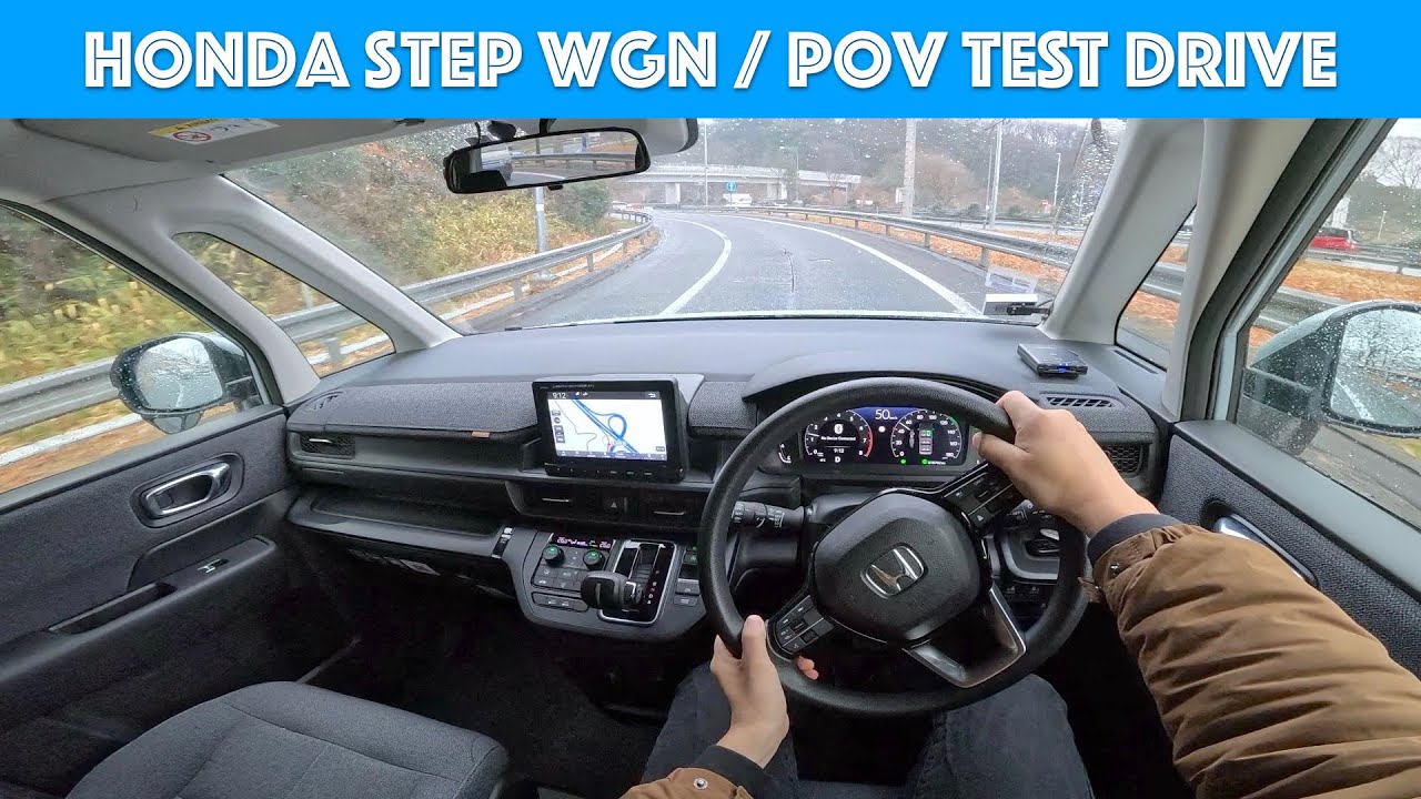 2023 Honda STEP WGN on highway - Test Drive - POV with Binaural Audio