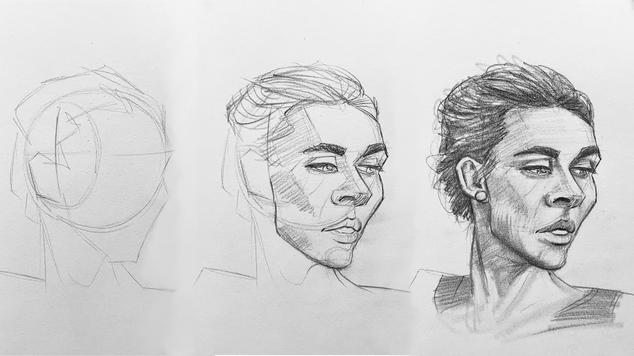 Learn Portrait Drawing in Real Time | Follow My Hand & Improve Instantly