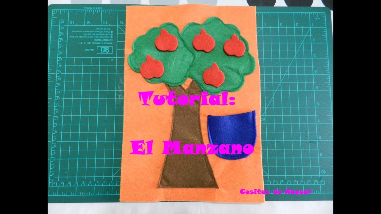 Tutorial: El manzano - Libro Sensorial/Quiet Book