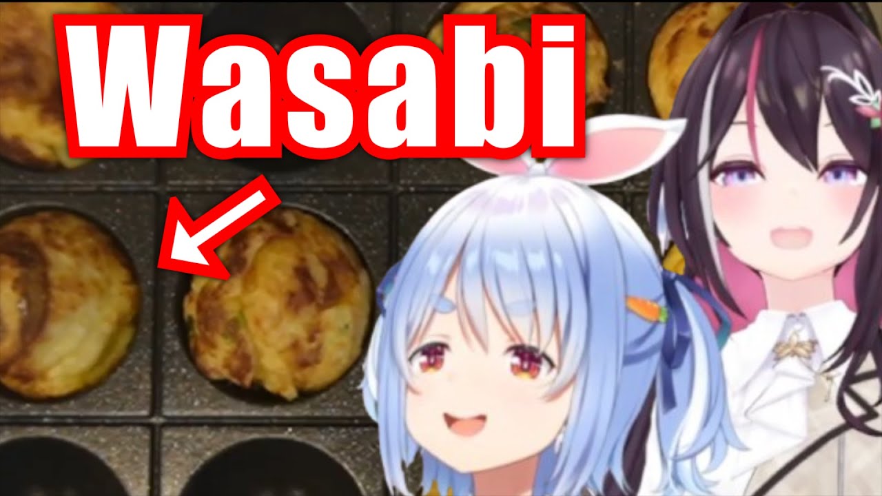 AZKi Cheats And Make Pekora Eat Wasabi During Off-Collab Stream【Hololive/Usada Pekora】