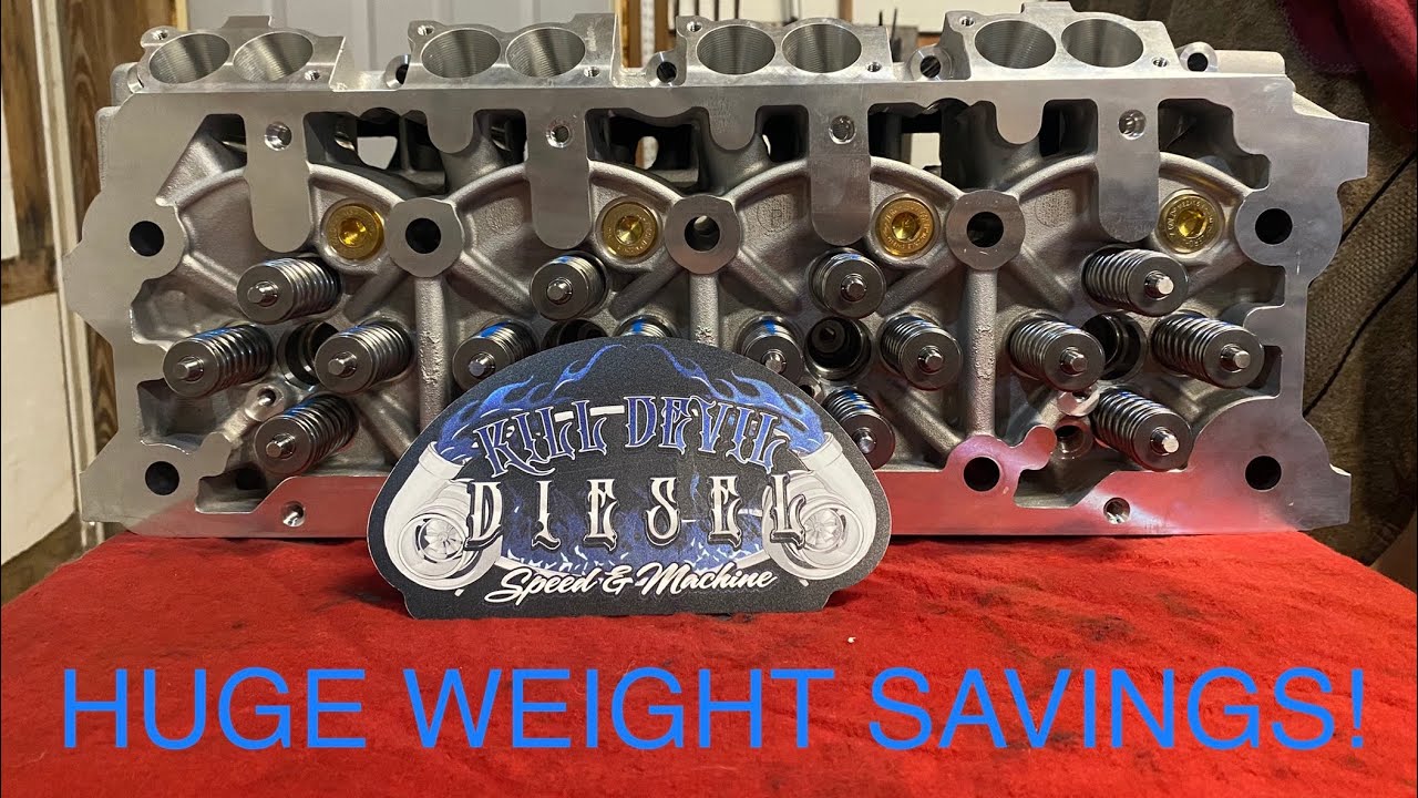 KDD ICON RACE PORT 6.0 POWERSTROKE ALUMINUM HEADS!!