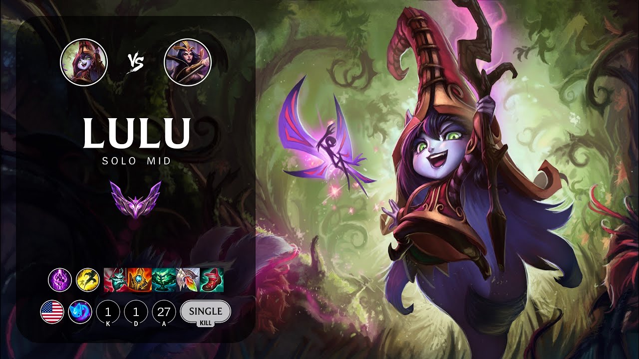 Lulu Mid vs LeBlanc - NA Master Patch 14.1