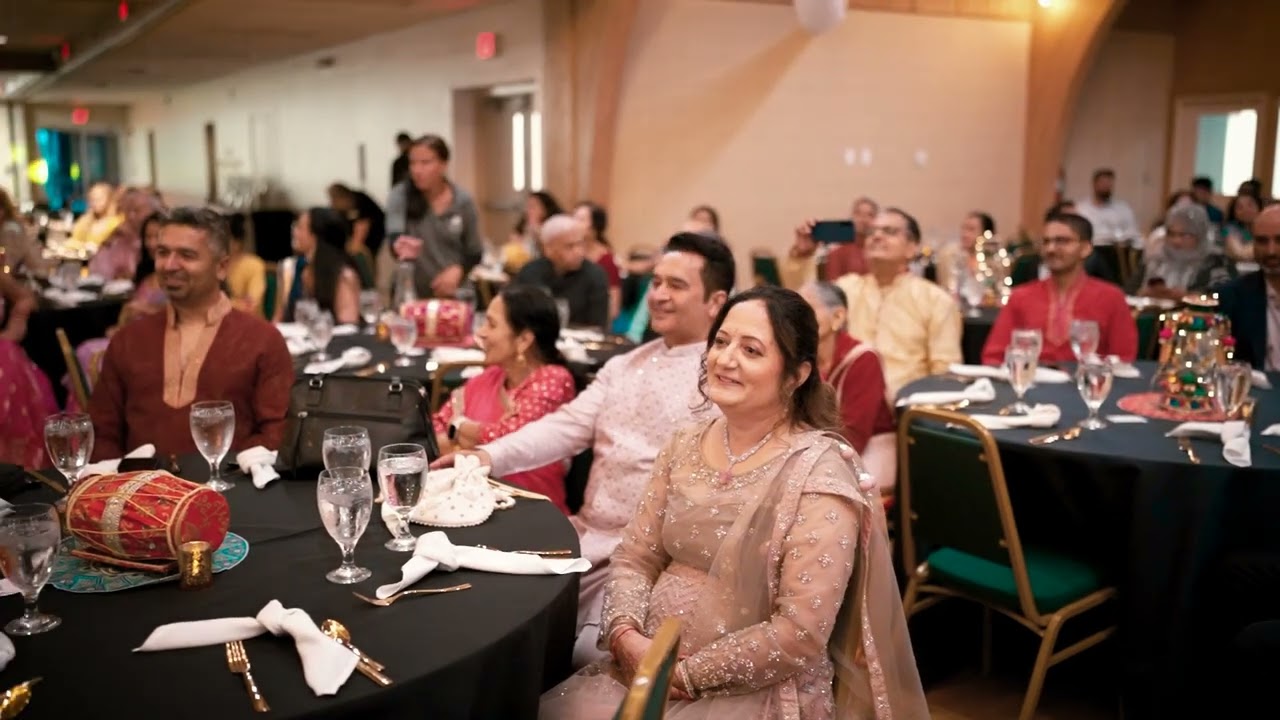 Mansi and Jimmy’s - Sangeet ceremony at Oakwood Resort in Indiana.