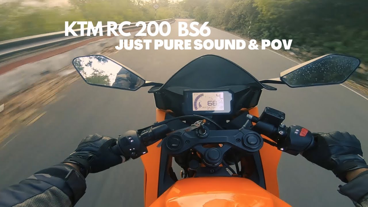 KTM RC 200 BS6 | Pure Sound+POV | Nandhi Hills Ride |