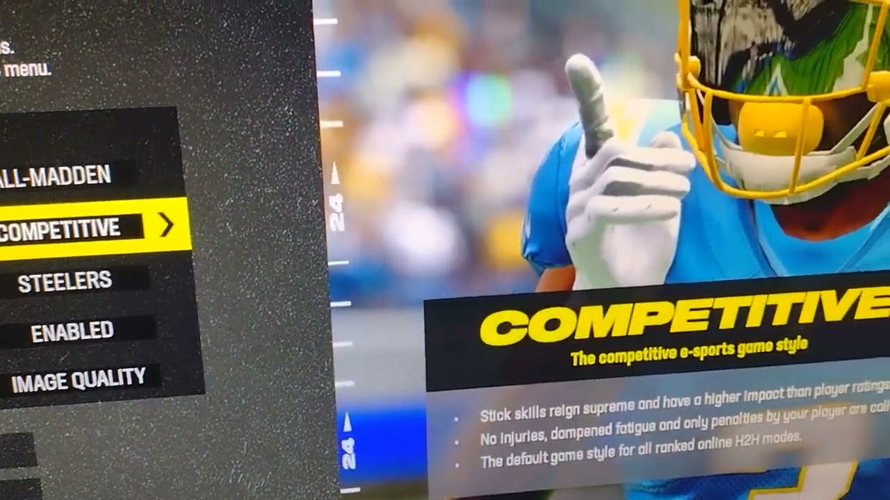 Madden Competitive and Simulation Game Styles Explained in Detail by EA Sports Comp vs Sim Argument.
