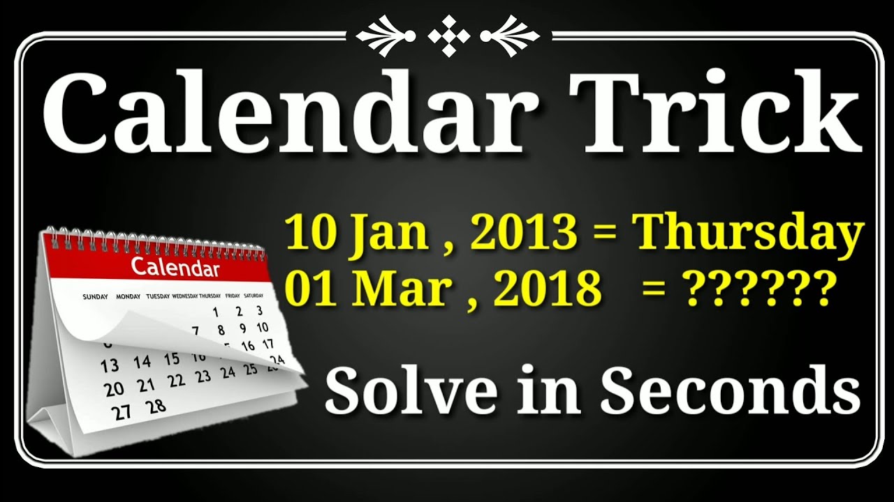 Calendar Trick | Reasoning Trick | Maths Trick | imran sir maths