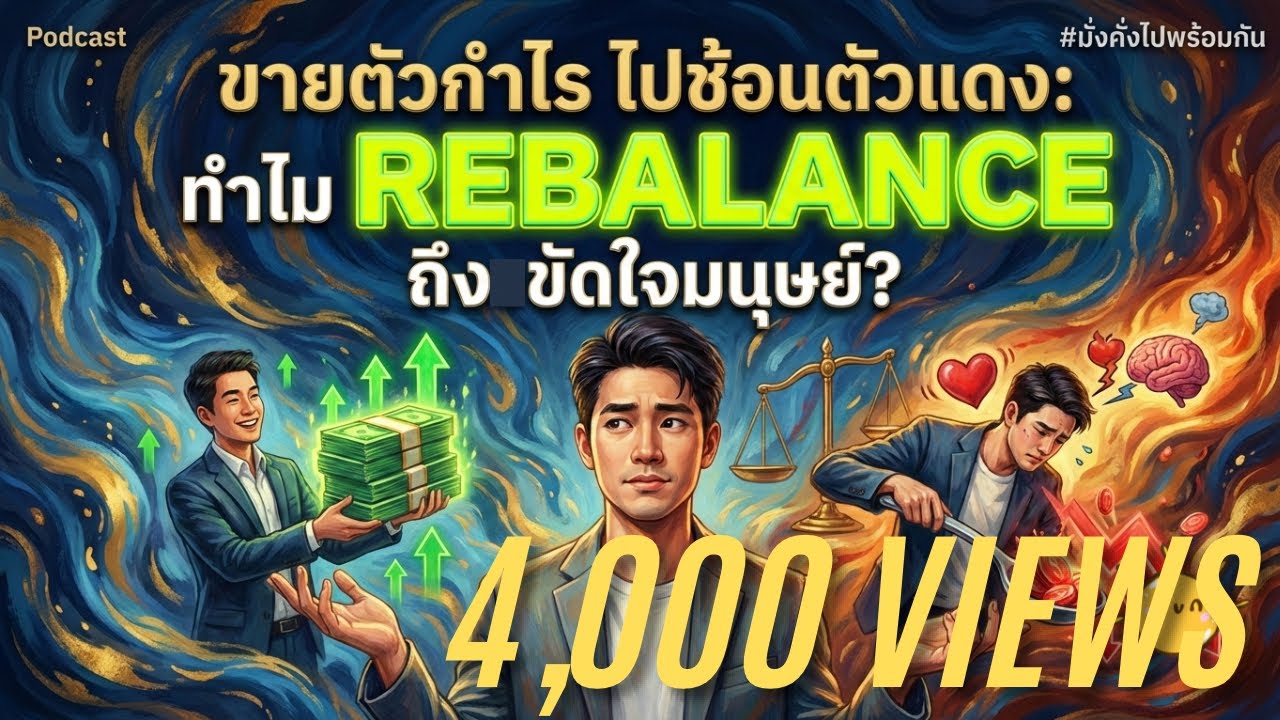 ขายตัวกำไร ไปช้อนตัวแดง: ทำไม Rebalance ถึงขัดใจมนุษย์? | มั่งคั่งไปพร้อมกัน
