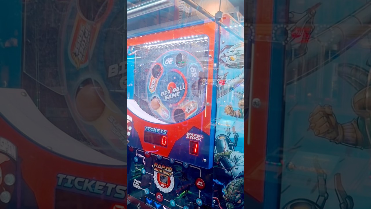 Big Ball Game 2 Plays What Will I Win? Mariner's Arcade #arcade #shorts
