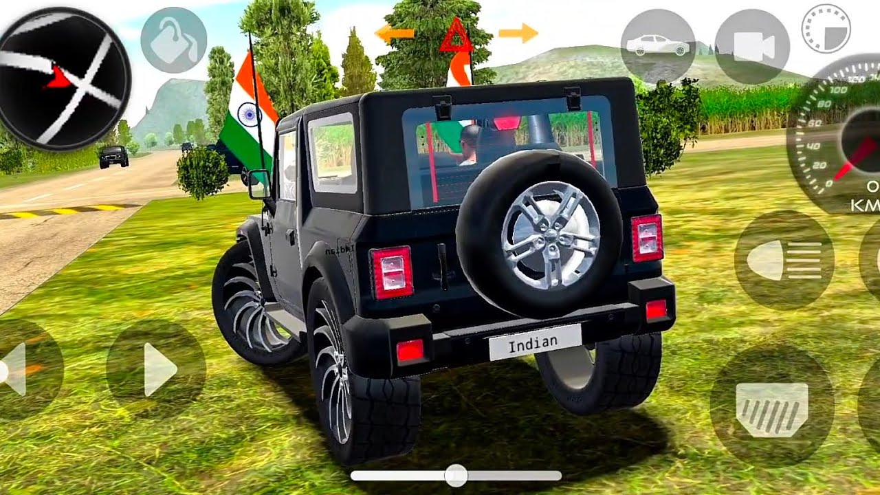 Modified Mahindra Thar😈Games:Indian Black Thar (Gadi Wala Games) Car Game Android Game - #2025