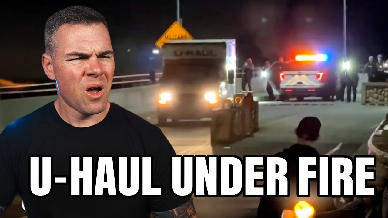Береговая охрана США открыла огонь по грузовику U-Haul &mdash; инцидент полностью заснят на камеру?!