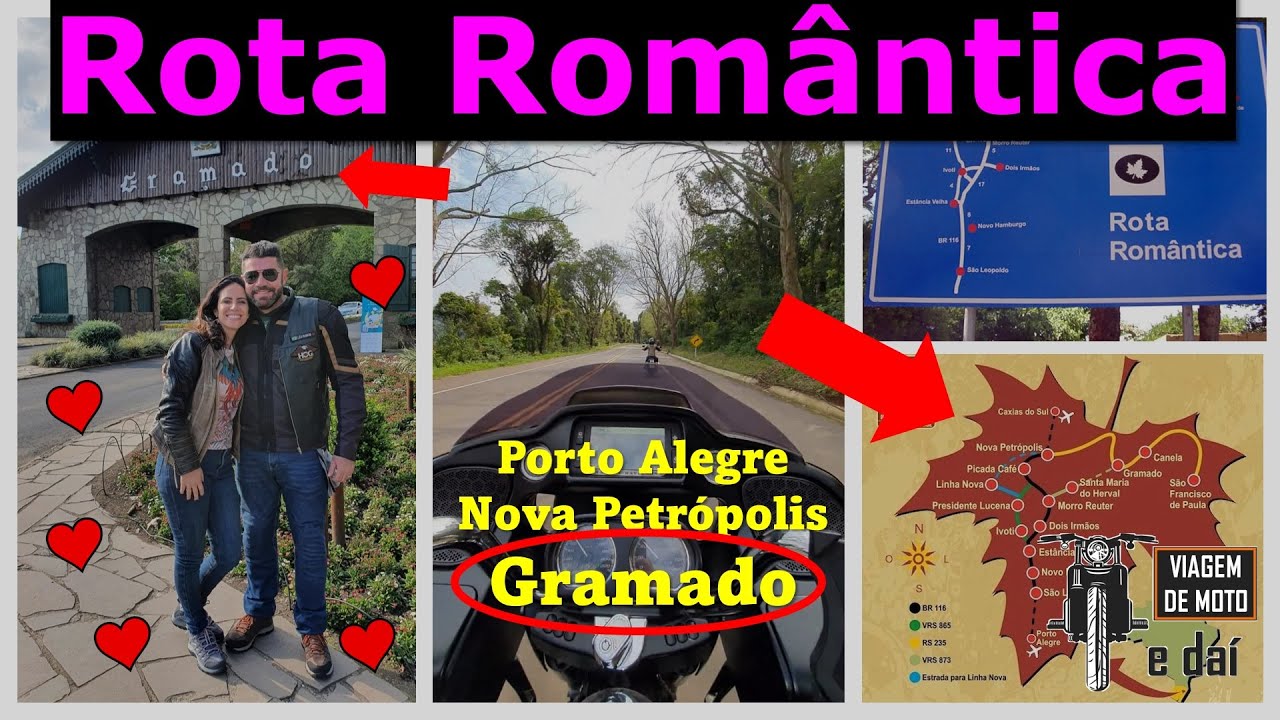 GRAMADO DE MOTO - ROTA ROMÂNTICA