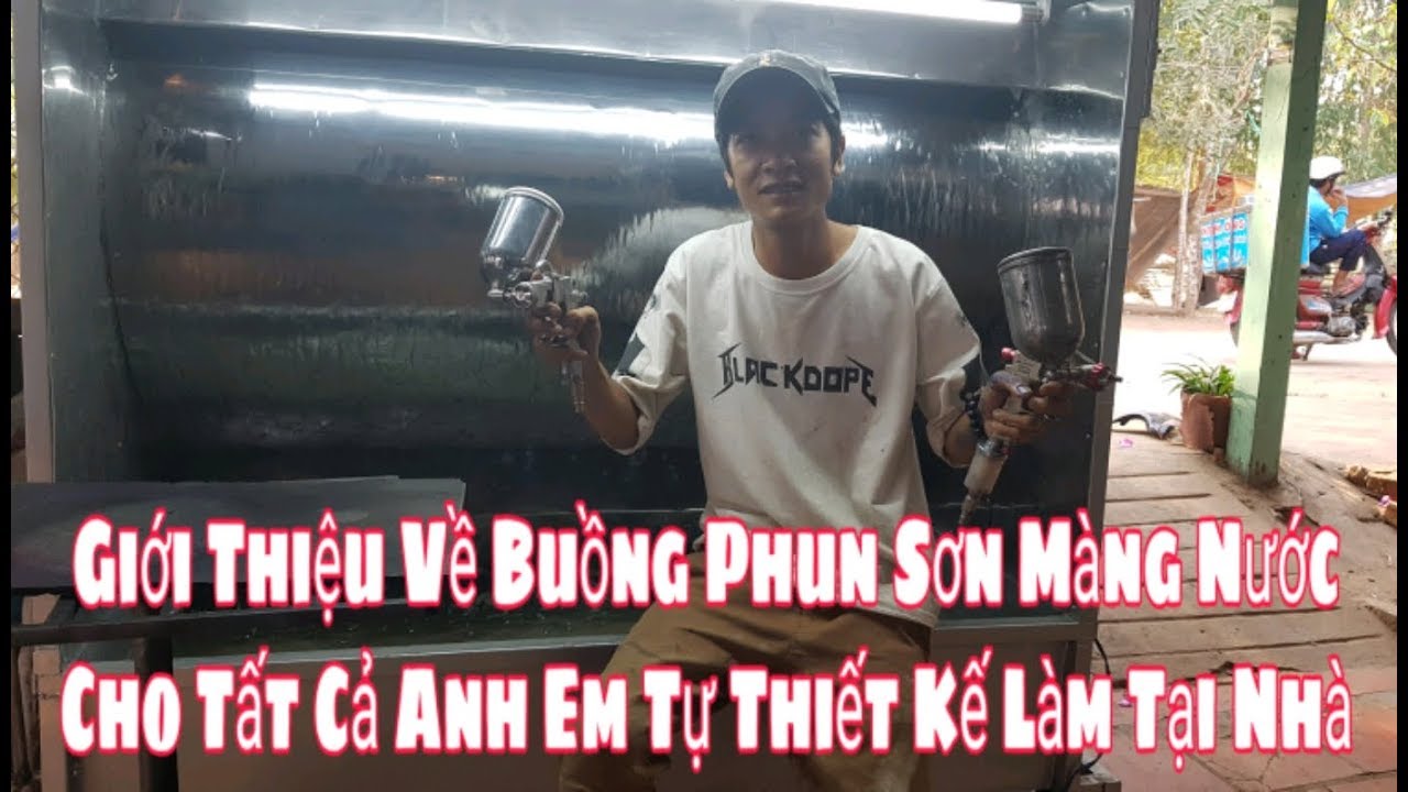 Buồng Phun Sơn Màng Nước Quay Chi Tiết Hoàn Thành