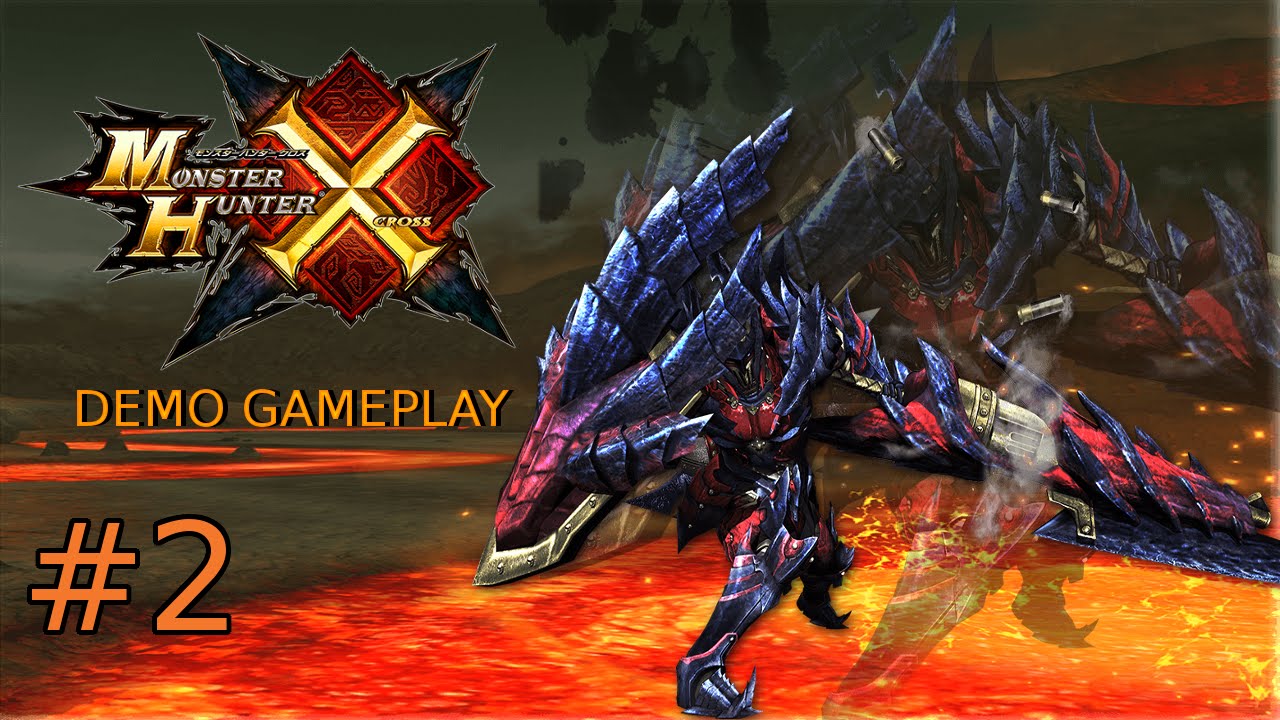 Monster Hunter X Demo Gameplay #2 [Long Sword, Guild Style]