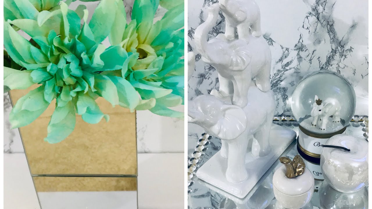 #bandejas #espejos DIY COMO HACER BANDEJAS DECORATIVAS DE ESPEJO Y FLORERO DE ESPEJOS/LUJOSAS ...