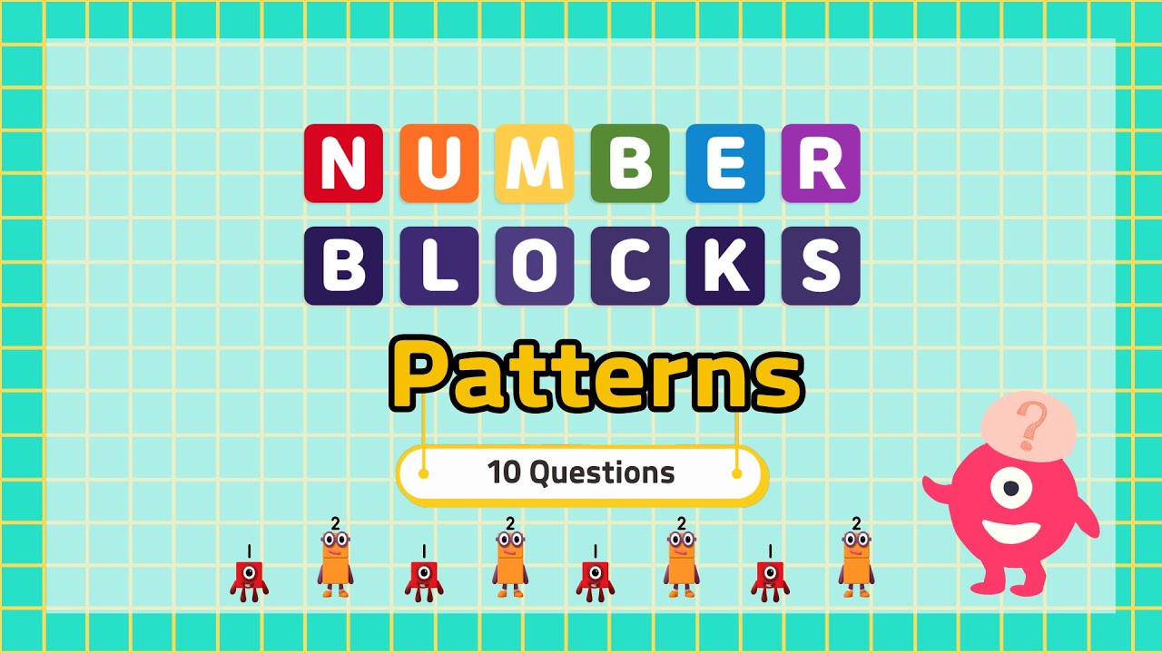Numberblocks Quiz #4 | Can you solve the pattern? | Kindergarten Math Quiz