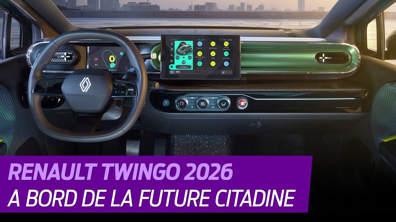 Renault TWINGO (2026). On vous révèle son INTERIEUR dans les moindres détails
