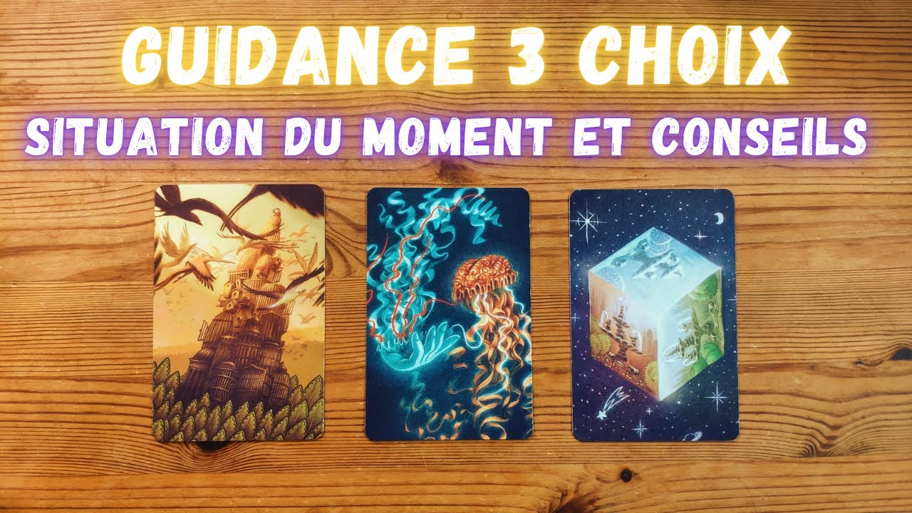 Guidance 🔮 SITUATION DU MOMENT ET CONSEILS ⭐ 3 choix ✨ Intemporel