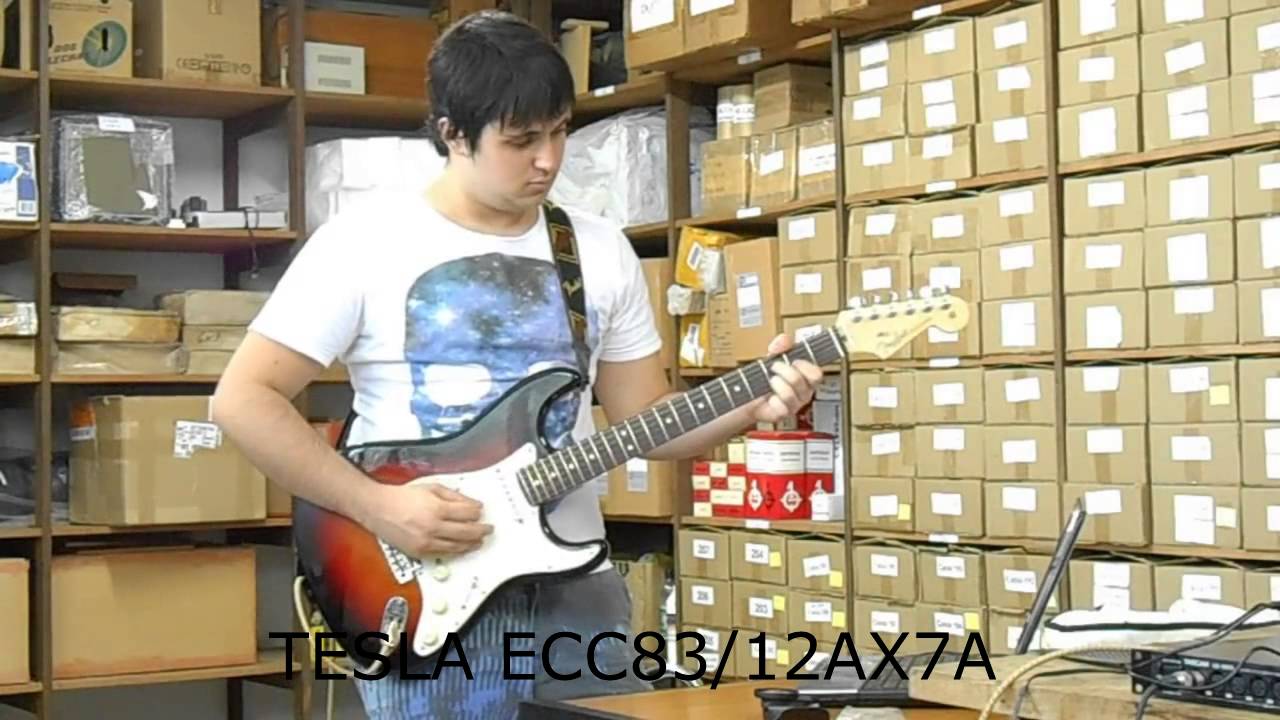 Compara&ccedil;&atilde;o de valvulas 12AX7 em JCM800