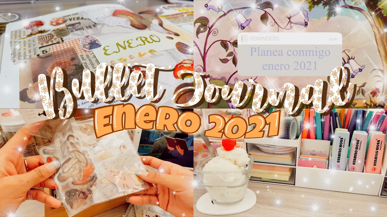 BULLET JOURNAL 2021 🍄💐 Organízate conmigo 🍰✨
