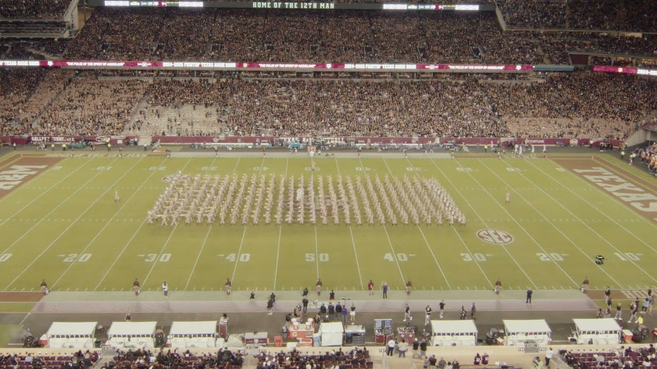 TAMU vs LSU Halftime Drill 2024
