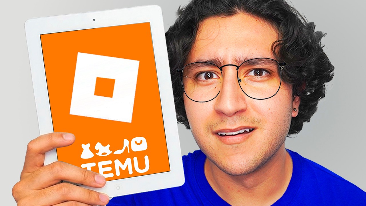 Probé ROBLOX en UNA TABLET De TEMU 😱📱